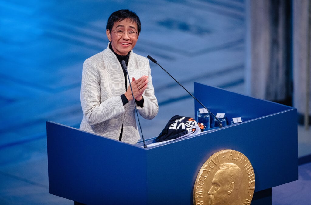 Maria Ressa delivers her Nobel Lecture