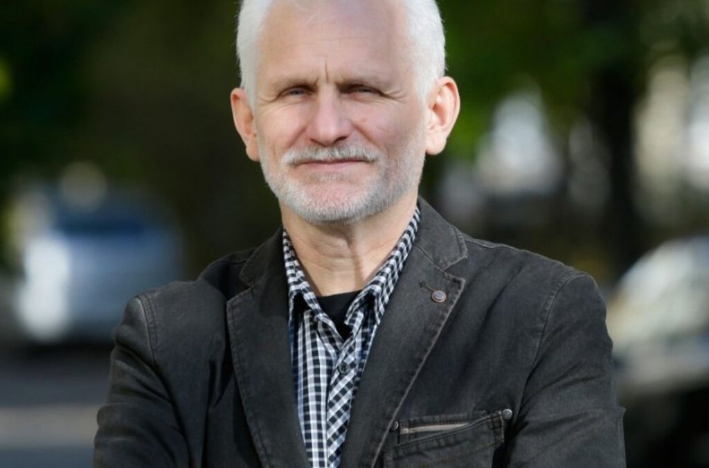 Portrait of Ales Bialiatski.