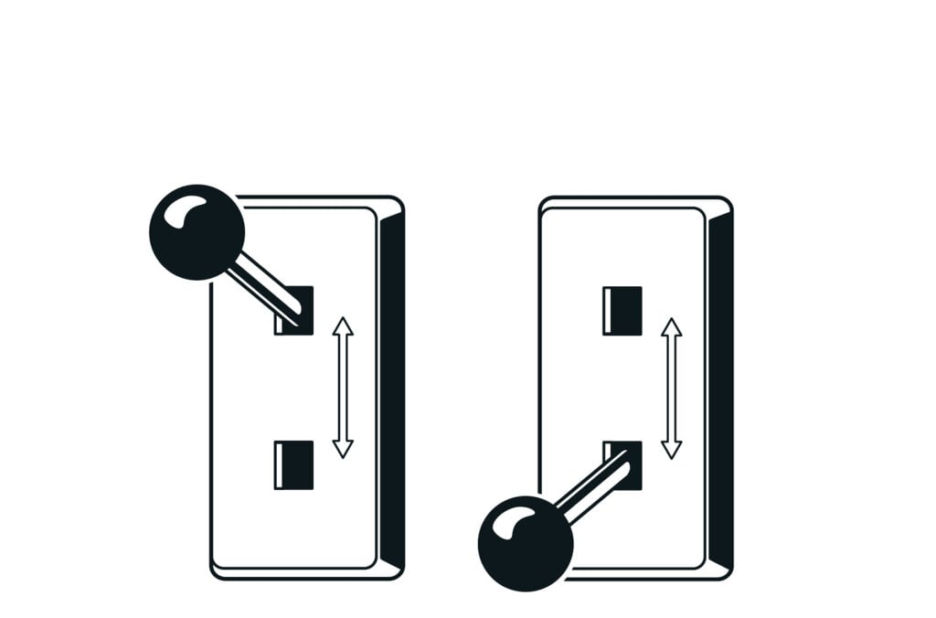Illustration of a power switch