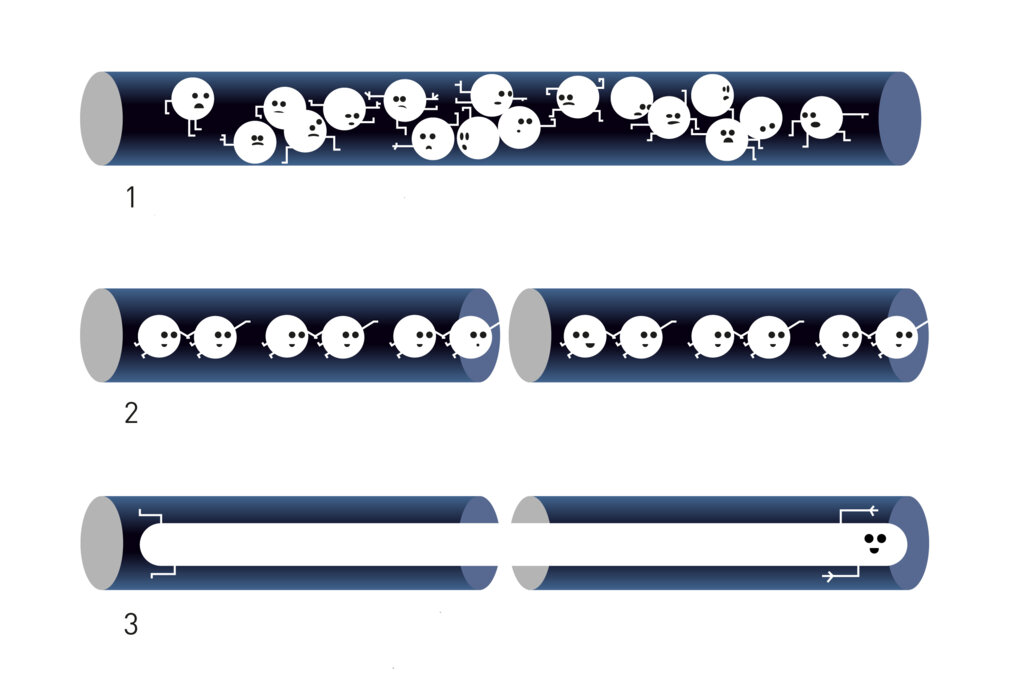Illustration tunnelling