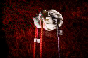 A styrofoam model of a ribosome