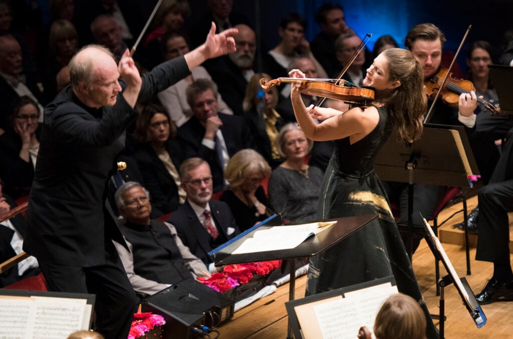 Gianandrea Noseda and violinist Janine Jansen.