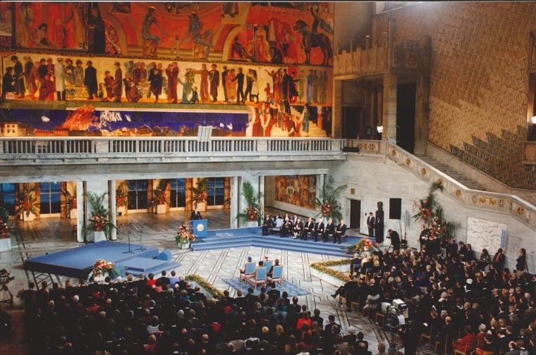 1993 Nobel Peace Prize award ceremony