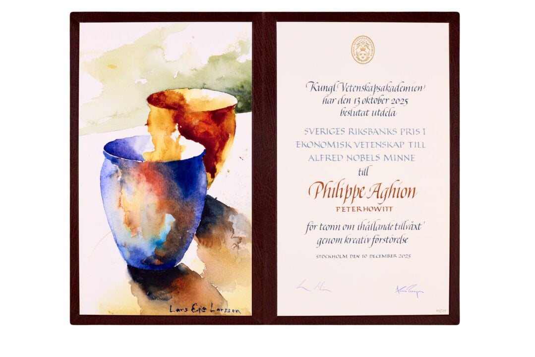 Philippe Aghion's diploma