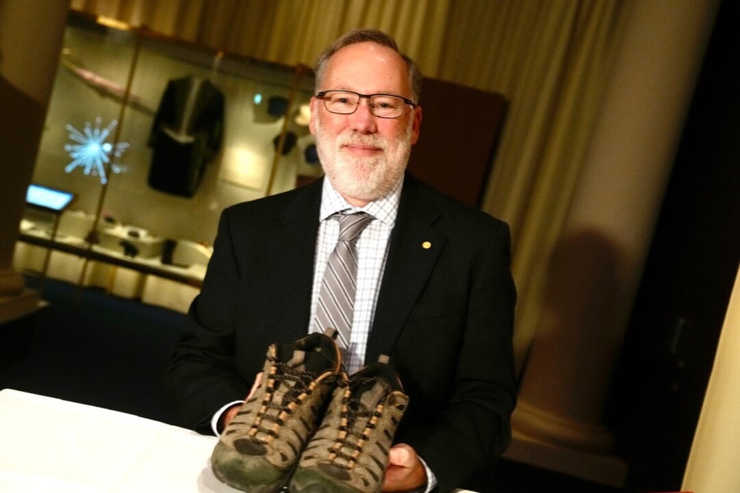 Fred Ramsdell's hiking boots