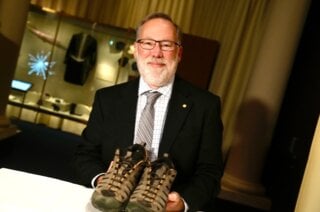 Fred Ramsdell's hiking boots