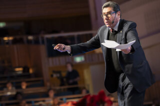 Philippe Aghion lecturing