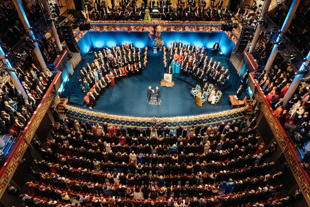 Nobel Prize award ceremony 2025