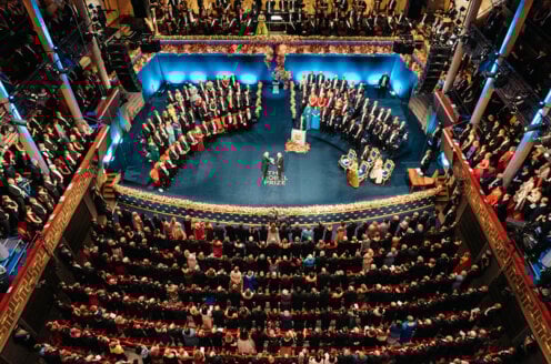 Nobel Prize award ceremony 2025