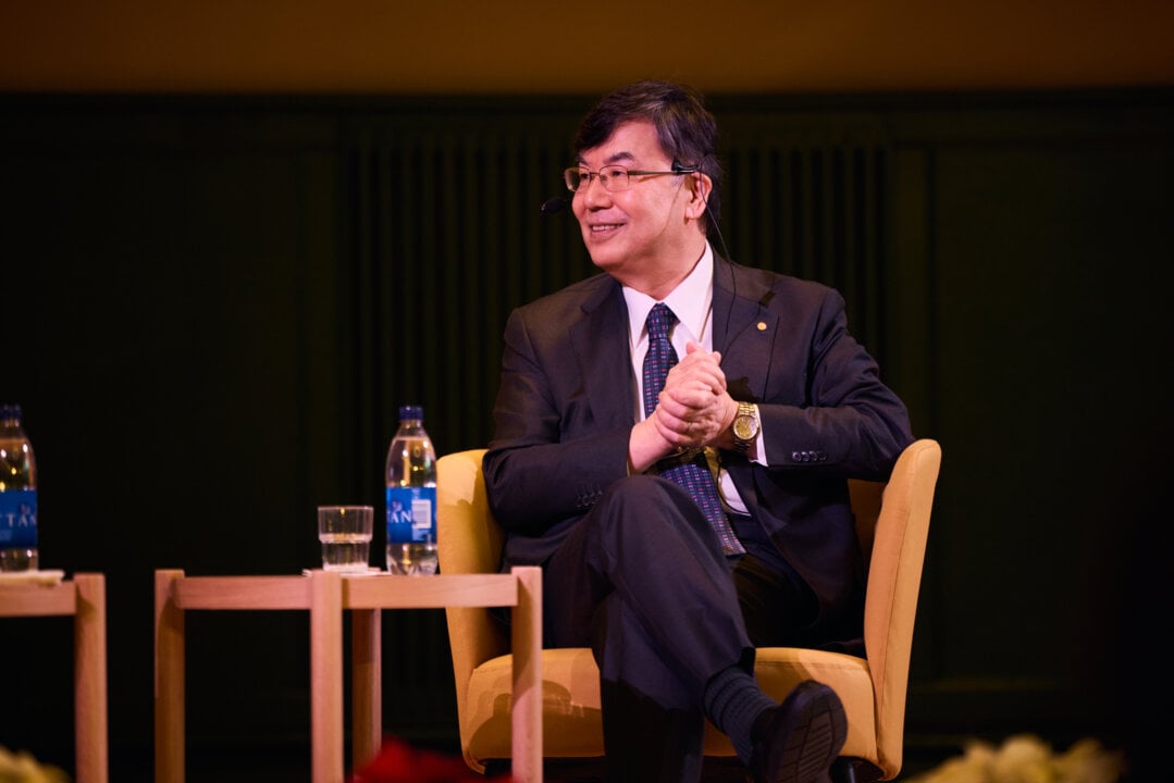 Shimon Sakaguchi visiting Kungsholmens gymnasium (7)