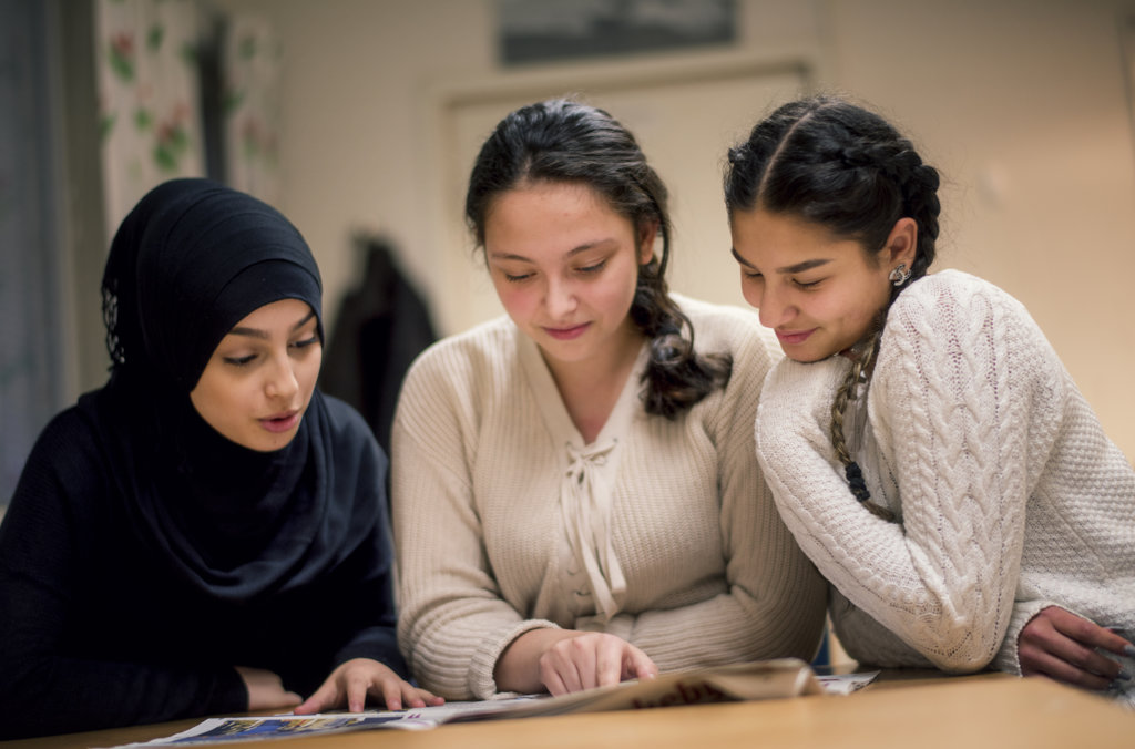 Students at Rinkebyskolan AM 02