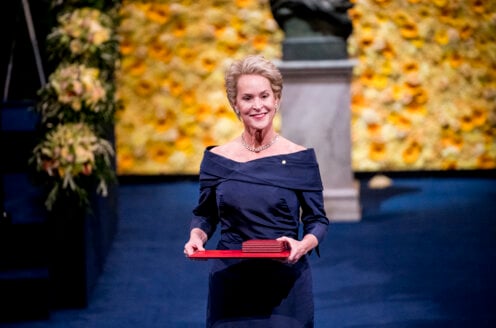 Frances H Arnold at award ceremony