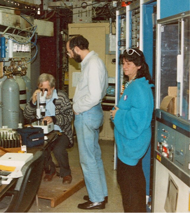Persons in a laboratory