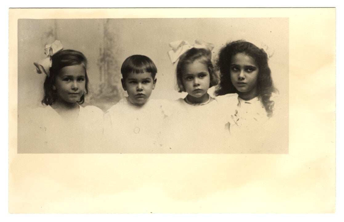 Four children