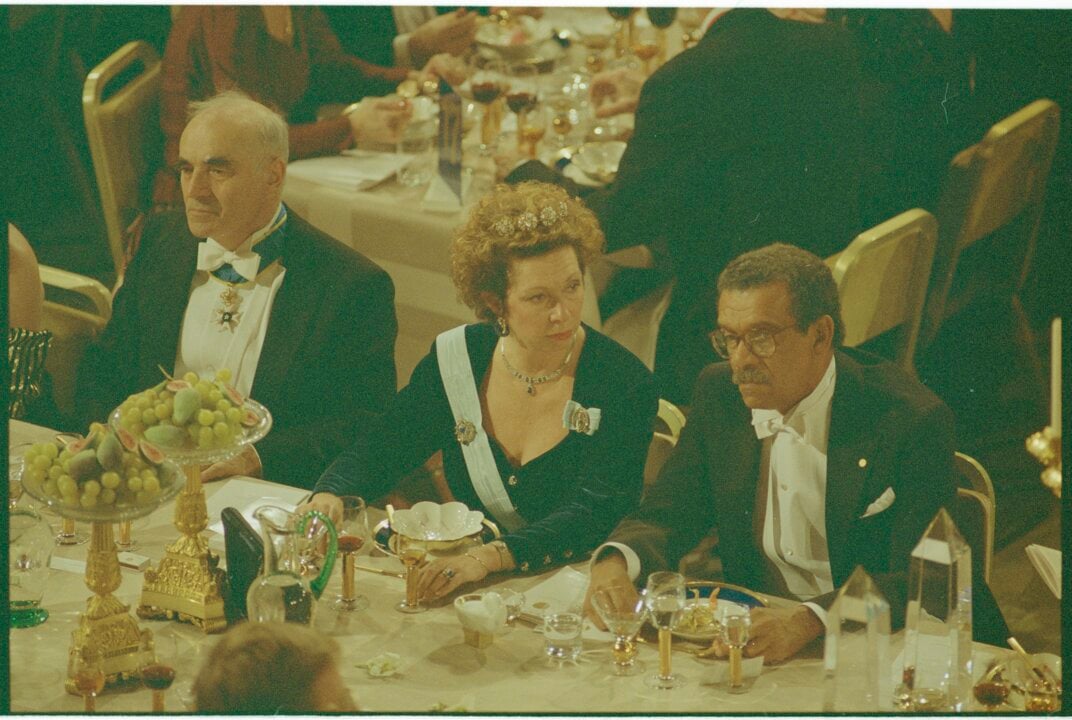 Princess Christina and Derek Walcott