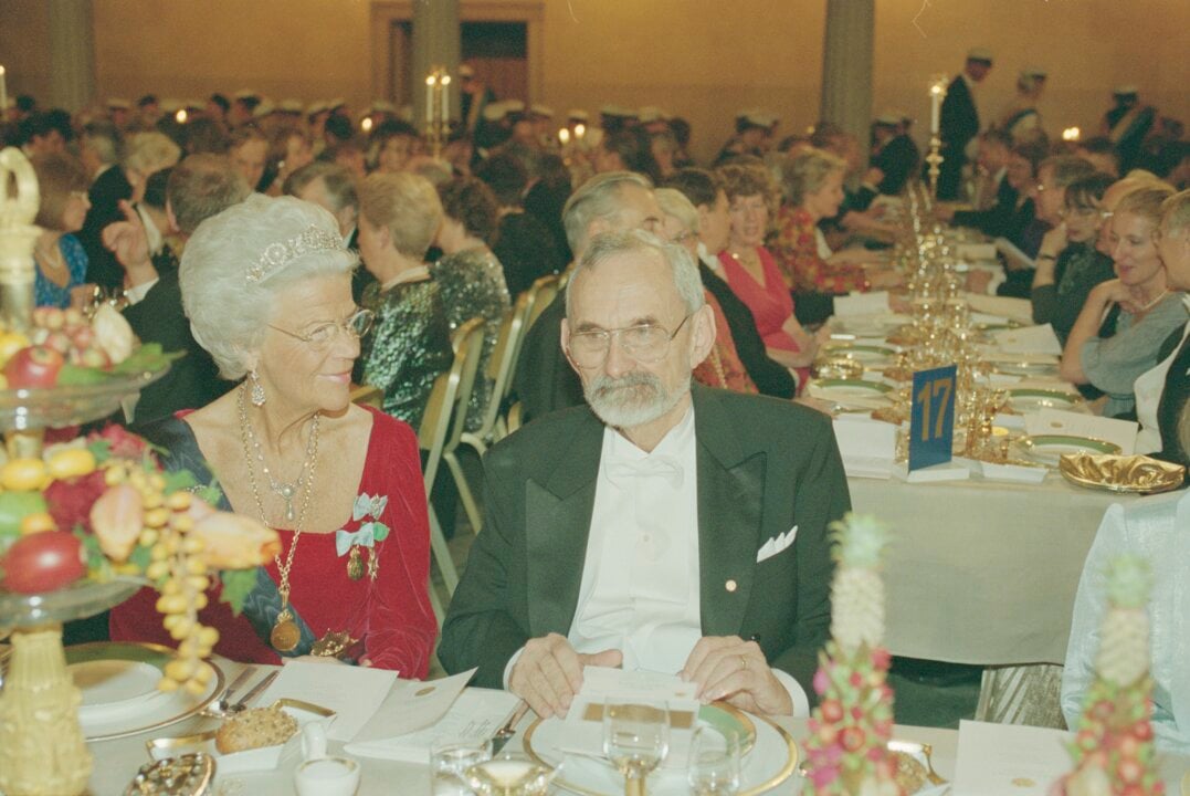 Robert F. Curl Jr. at the Nobel Banquet