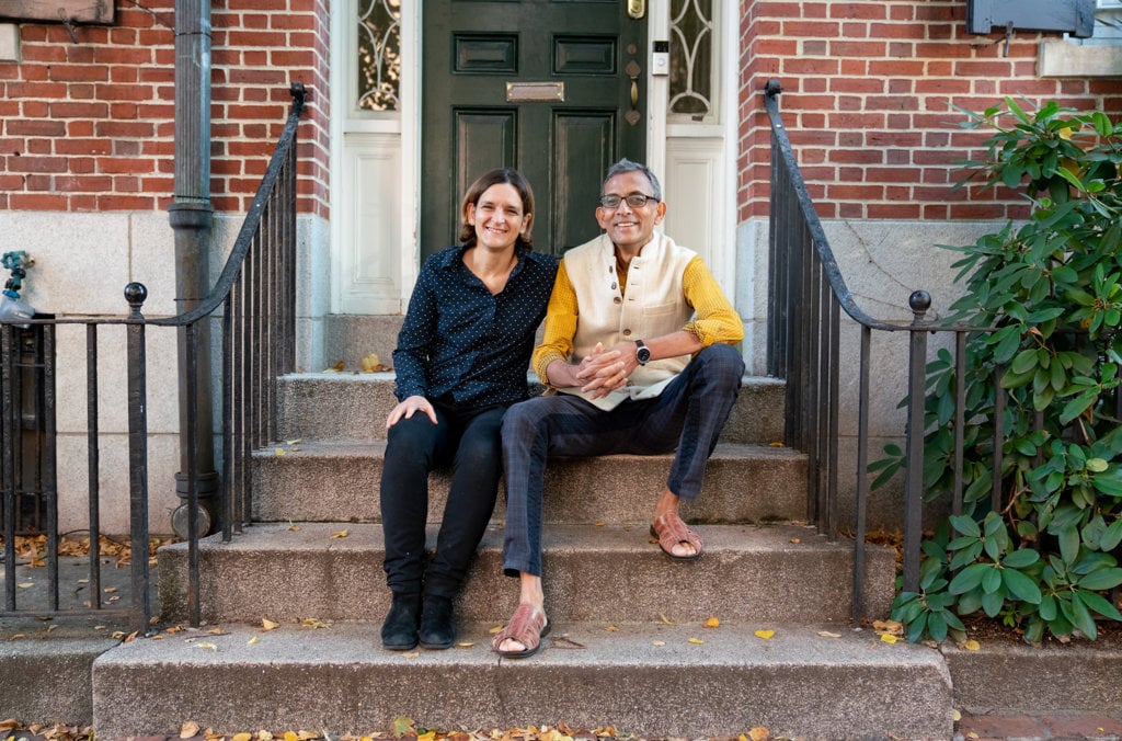 Esther Duflo and Abhijit Banerjee