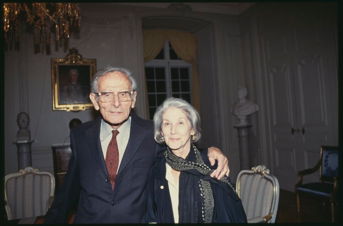 A man and a woman standing together