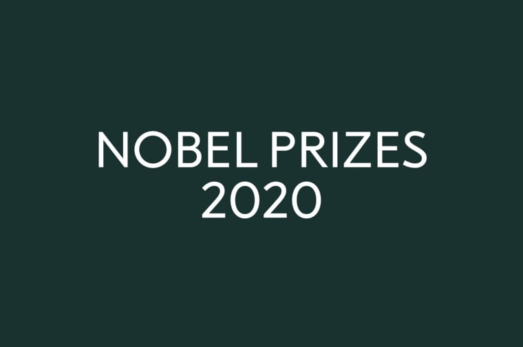 Nobel Prizes 2020 graphics