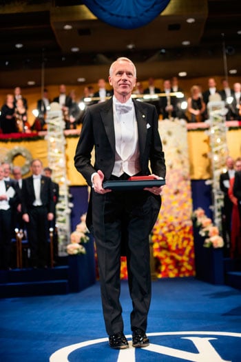 Brian K. Kobilka after receiving his Nobel Prize at the Stockholm Concert Hall