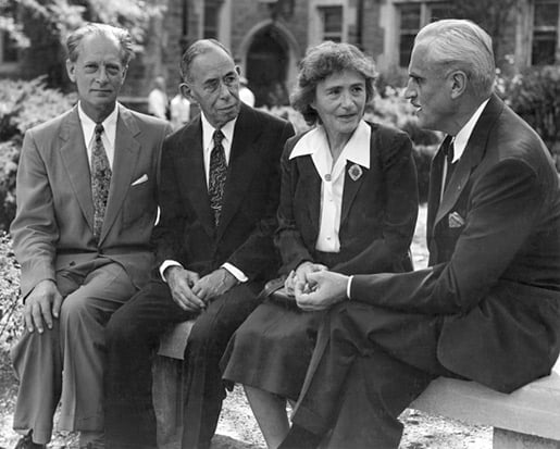 Four Nobel Laureates at the Washington University