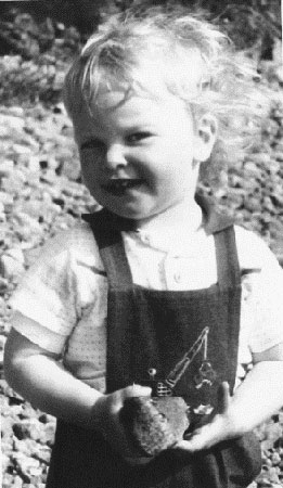 Edvard Moser as a kid.