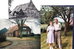 The farmhouse of my grandparents around 1900