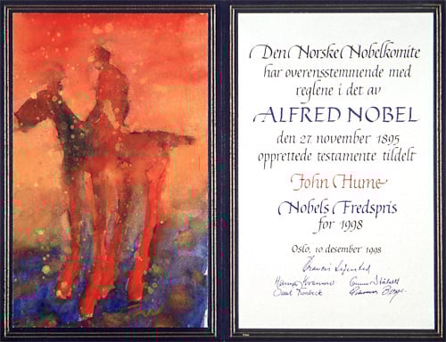 Nobel diploma