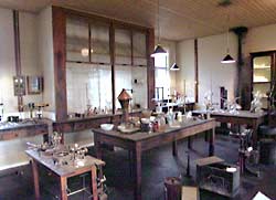 Laboratorio de Alfred Nobel en Bofors, Suecia.'s laboratory in Bofors, Sweden.