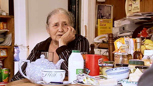 Doris Lessing during the interview