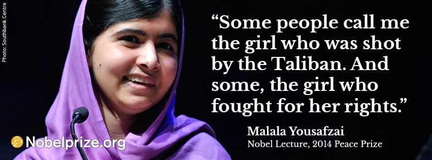 malala nobel prize speech summary