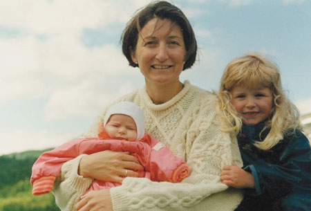 Isabel, Ailin and me in 1995, half a year before Edvard and I defended our PhD theses.