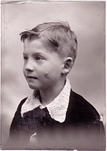 Luc Montagnier at the age of 5.