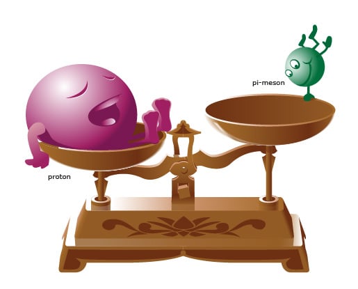 Proton and pi-meson