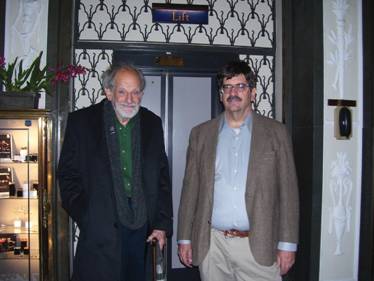 Lloyd and Peter Shapley at the Grand Hotel, Stockholm, December 2012.