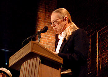 Vernon L. Smith delivering his banquet speech