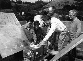 On Lawrence Berkeley Laboratory Bldg 50 roof