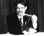 George F. Smoot announcing the COBE DMR finding