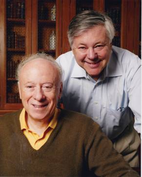 Joseph L. Goldstein and Michael S. Brown (picture taken 2008 in Dallas, TX; gift of Drs. Goldstein and Brown).