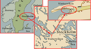 map of Stockholm