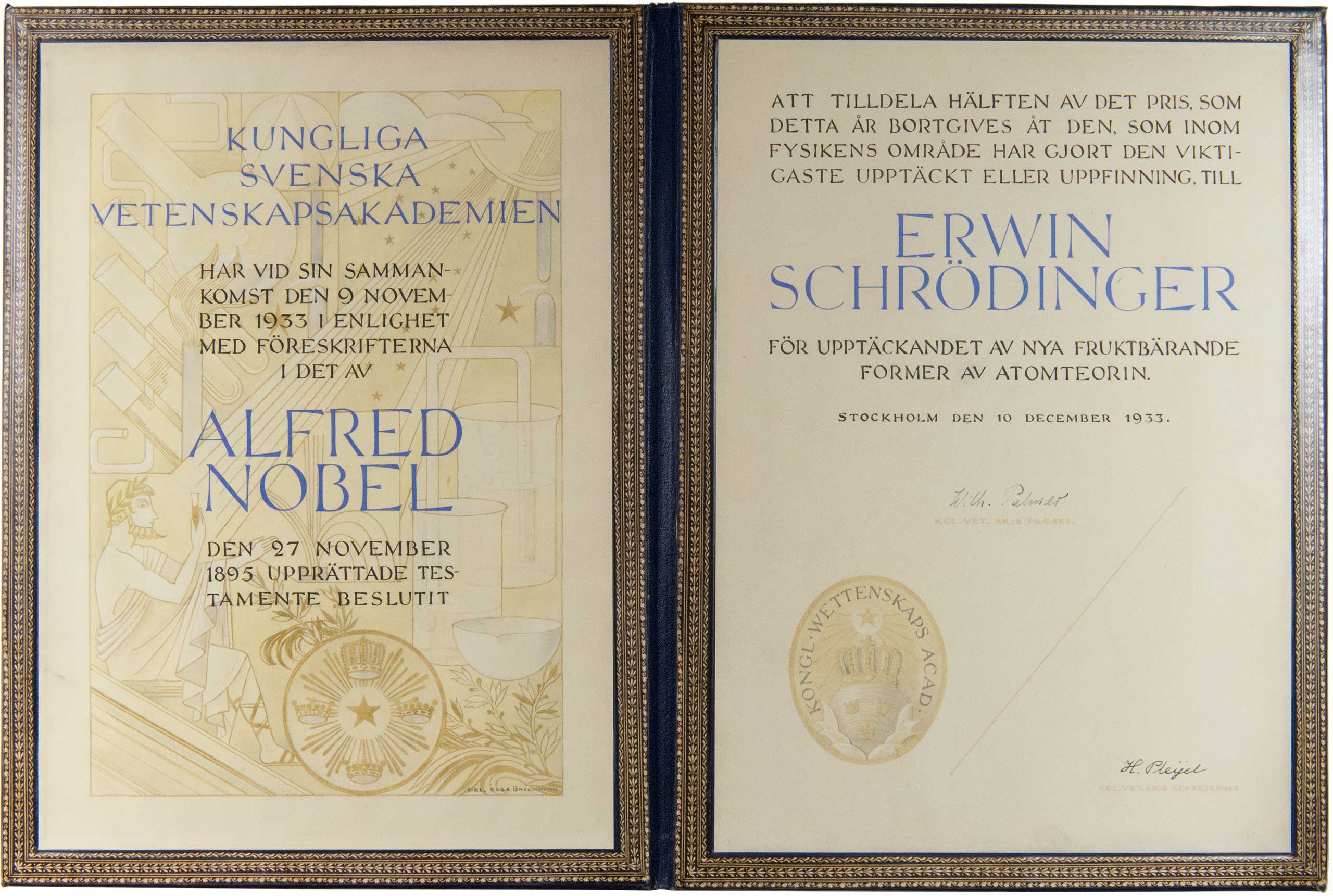 Nobel diploma