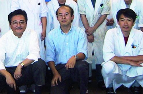 Nagahiro Minato, Masakazu Hattori and Yoshimasa Tanaka in 2000.