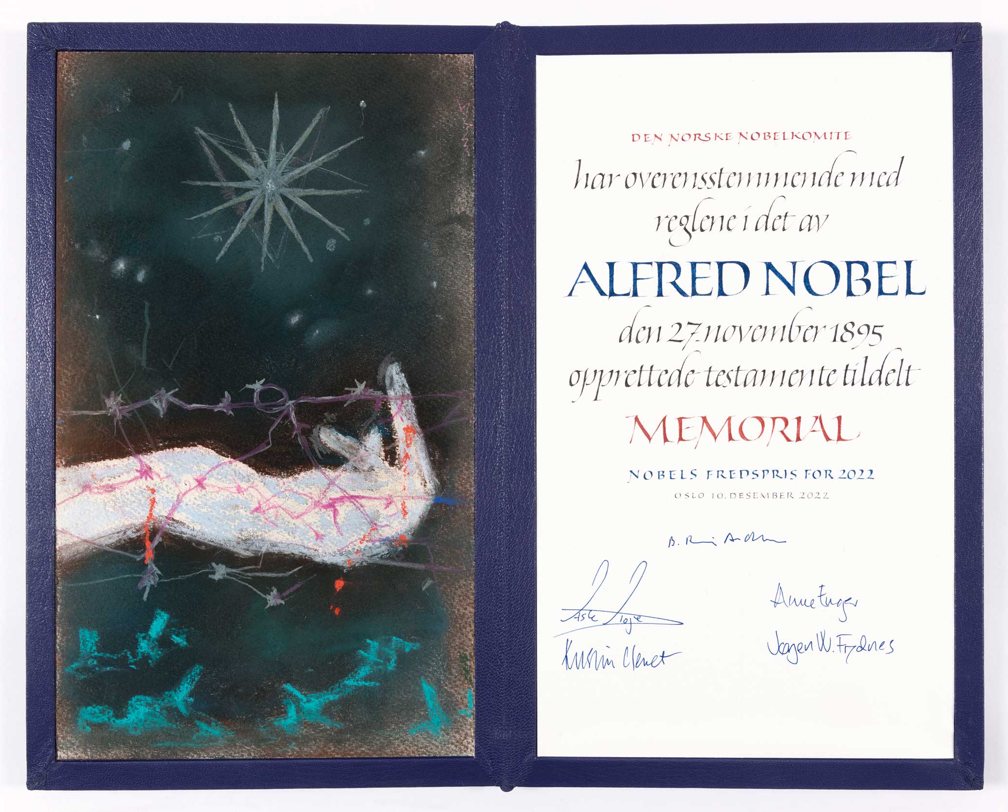 Memorial Nobel Prize diploma