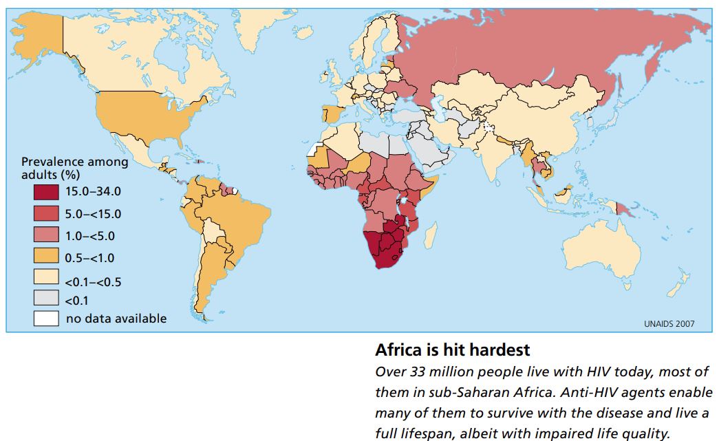 Africa is hit hardest