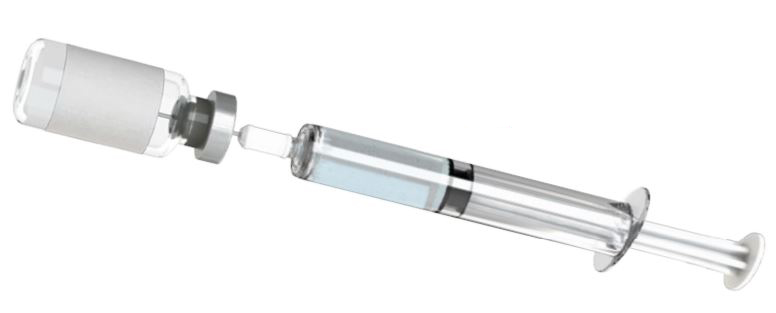 Illustration of a syringe